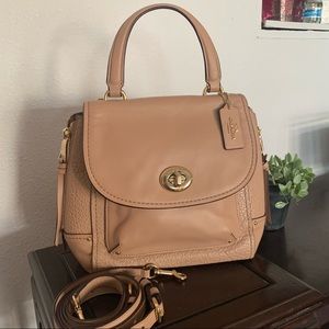 Coach Faye *Ltd Ed* Purse/Backpack Nude Pink NEW